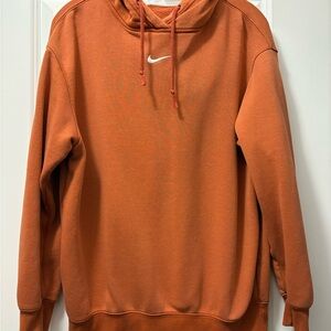 Nike Burnt Orange Oversized Hoodie